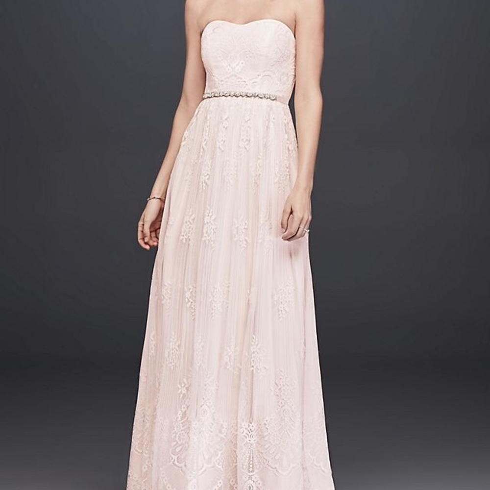 Sz 4 Ivory angel Davids Bridal NEW in plastic+tags